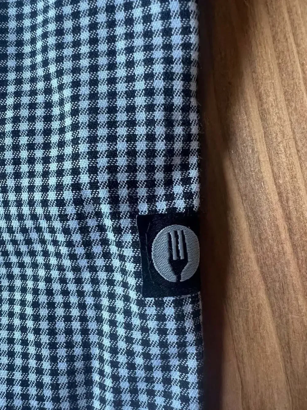 Chef Works Black and White Gingham Chef Pants Size M